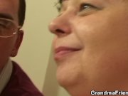 Busty mature plumper POV threesome 1/16