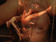 Sub slave cum rewarded in rough bondage fuck 5/16