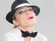 Smoking tease with blonde beauty Dahlia Sky 11/16