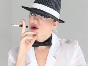 Smoking tease with blonde beauty Dahlia Sky 5/16