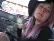 MILF Pornstar Mali Luna masturbates in public 1/16
