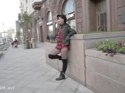 Jeny Smith pantyhose fire walking 13/16