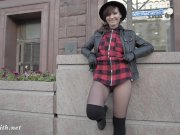 Jeny Smith pantyhose fire walking 14/16