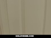 SisLovesMe - Creepy StepSis Gives BJ Surprise 6/16