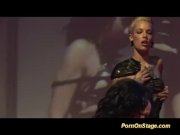 tattooed fisting babes on porn stage 3/16