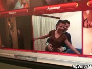 Old girlfriends mother takes it from behind 7/16