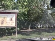 Mofos - Hitchhiking student gives blowjob 1/16