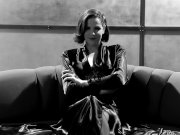 Bobbi masturbates in a corset and stockings 2/16