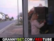 Old blonde is picked up for a good fucking 1/16