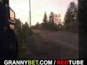 Old blonde is picked up for a good fucking 2/16