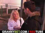 Old blonde is picked up for a good fucking 4/16