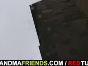 Photosession with old slut leads to threesome 1/16