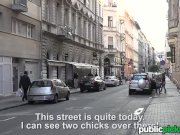 Mofos - Euro Chick Sucks Dick in Elevator 1/16