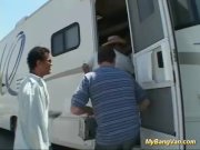 Milf picked up for bangvan orgy 8/16