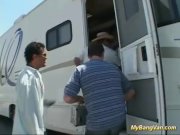 Milf picked up for bangvan orgy 8/16