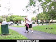 ExxxtraSmall - Hot Ebony Bounces on Huge Cock 8/16