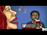 PAWG Red Haired Milf uses her big ass for her black step son 9/16