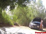 Leashed skank rough pounded doggystyle 2/16