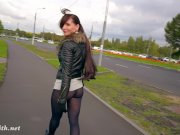 Jeny Smith black pantyhose pretend to be leggings 14/16