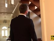 Clitpierced uk sub pounded in ass roughly 1/16