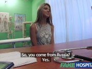 FakeHospital Shy cute Russian cured by cock in mouth and pussy treatment 3/16