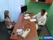 FakeHospital Shy cute Russian cured by cock in mouth and pussy treatment 5/16