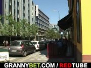 Moaning granny rides young meat 6/16