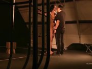 Ebony slave bondage fucked and masturbated in rough submission 7/16