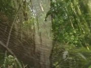 Hippie grandpa stuffing old cock in Macy Nata teen pussy forest fucking 13/16