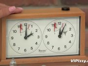 Hot girls drink golden piss and masturbate with dildo 6/16