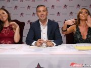 Nikki Benz & Tori Black judging blowjob skills in DP Star 3 Audition Ep 2 3/16