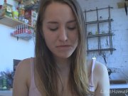 College cutie exhibits her truly beautiful face 8/16