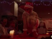 Orgy for Christmas sexy girl Nesty gangbang fuck with 8 old men 4/16