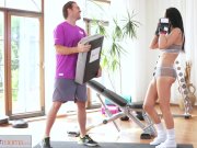 FitnessRooms Anal creampie session for busty Milf 1/16