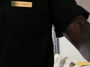 Fake Cop Cute trespasser rides policemans cock 1/16