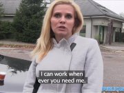 PublicAgent Desperate MILF Fucks for a Job 2/16