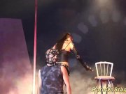 crazy fetish show on stage 2/16