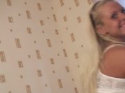 Naughty amateur blonde finally reveals her sweet cunny 2/16