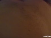 Nerdy girlfriend gives her man a fine blowjob