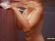 Cute Melissa plays underwater 9/16