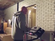 Super sexy babe training blowjob fucking old guy at the gym 3/16