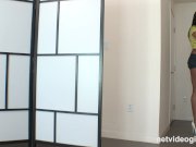 Perfect Ebony Ass On This Amateur Who Just Wanted A Job 1/16