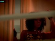 Misty Stone got her black pussy sprayed with cum 1/16