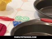FamilyStrokes - Fucking My Stepdad While Mom Cooks 1/16