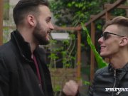 Bubble Butt Ebony Noemilk Takes Two Huge Cocks 1/16