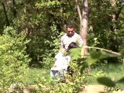 horny german couple in the woods 1/16