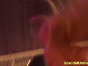 babe shows all oon public stage 13/16