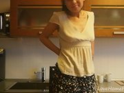 Teasing session in the kitchen with a hottie 11/16