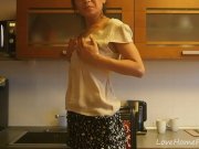 Teasing session in the kitchen with a hottie 9/16