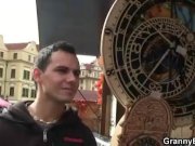 He brings granny tourist home for cunt fucking 1/16